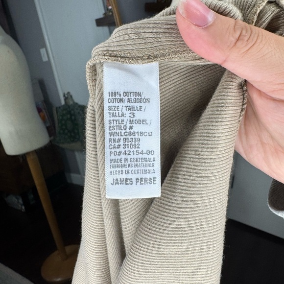 Beige Short Sleeve Dress - Picture 3 of 5